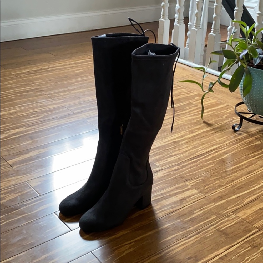 New! Sam Edelman brown suede knee high boots